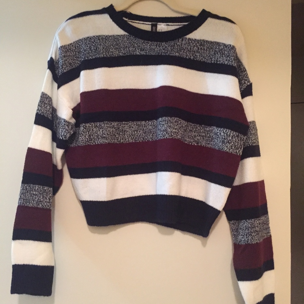 H&M DIVIDED Stripped Sweater